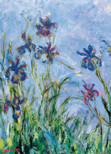 EuroGraphics 1000-Piece Puzzle - Irises by Claude Monet, Multicolor, Cardboard, Model EUROPZ-2034