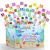 santreetoy Magic Gel Water Elf Toy Kit, 20 Fairy Aqua Gel Kit with Kids Fishing Pole, Color Changing Squishies Maker Making Toy,