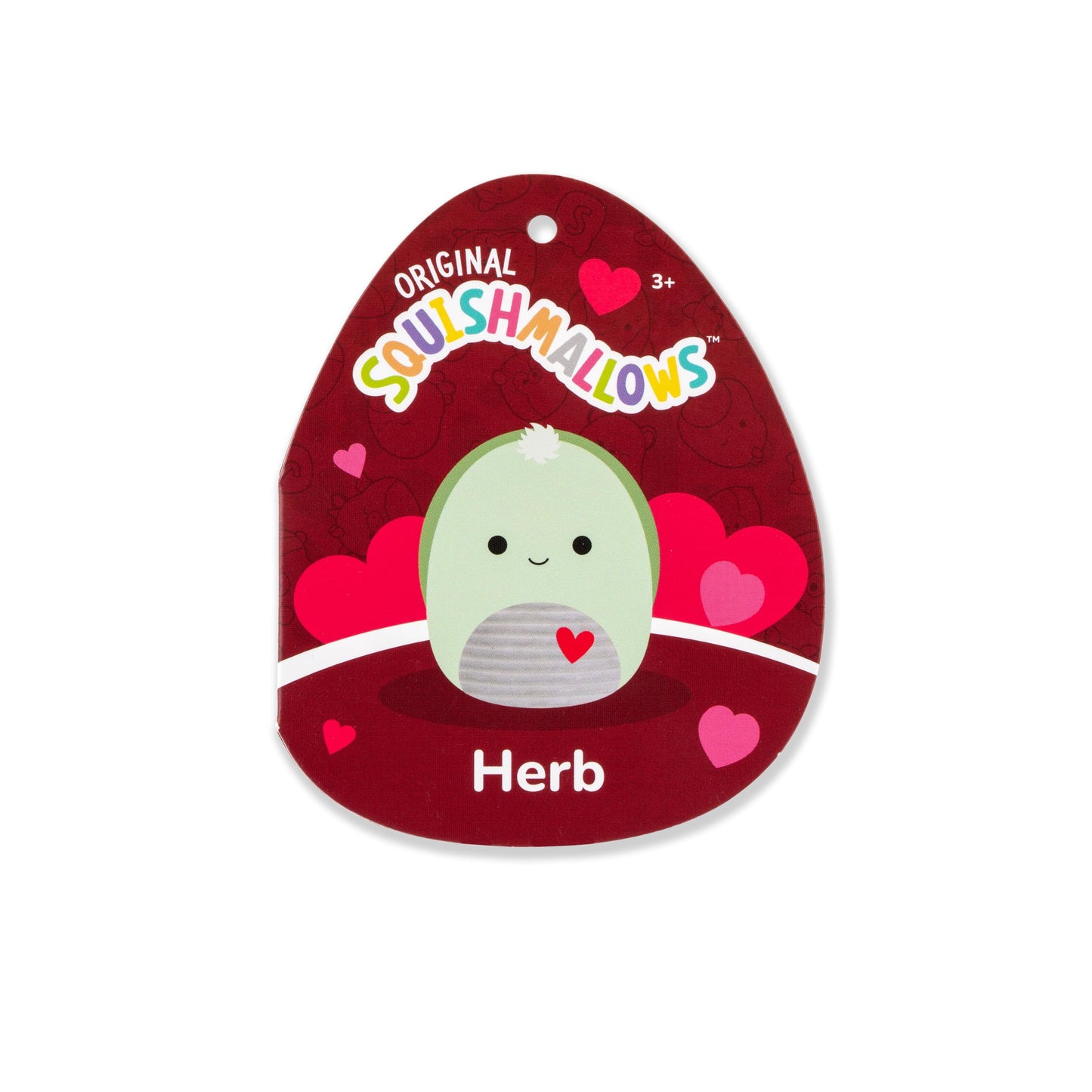 Squishmallows Original 5In Herb The Green Sea Turtle With Heart - Official Jazwares Plush (Little)