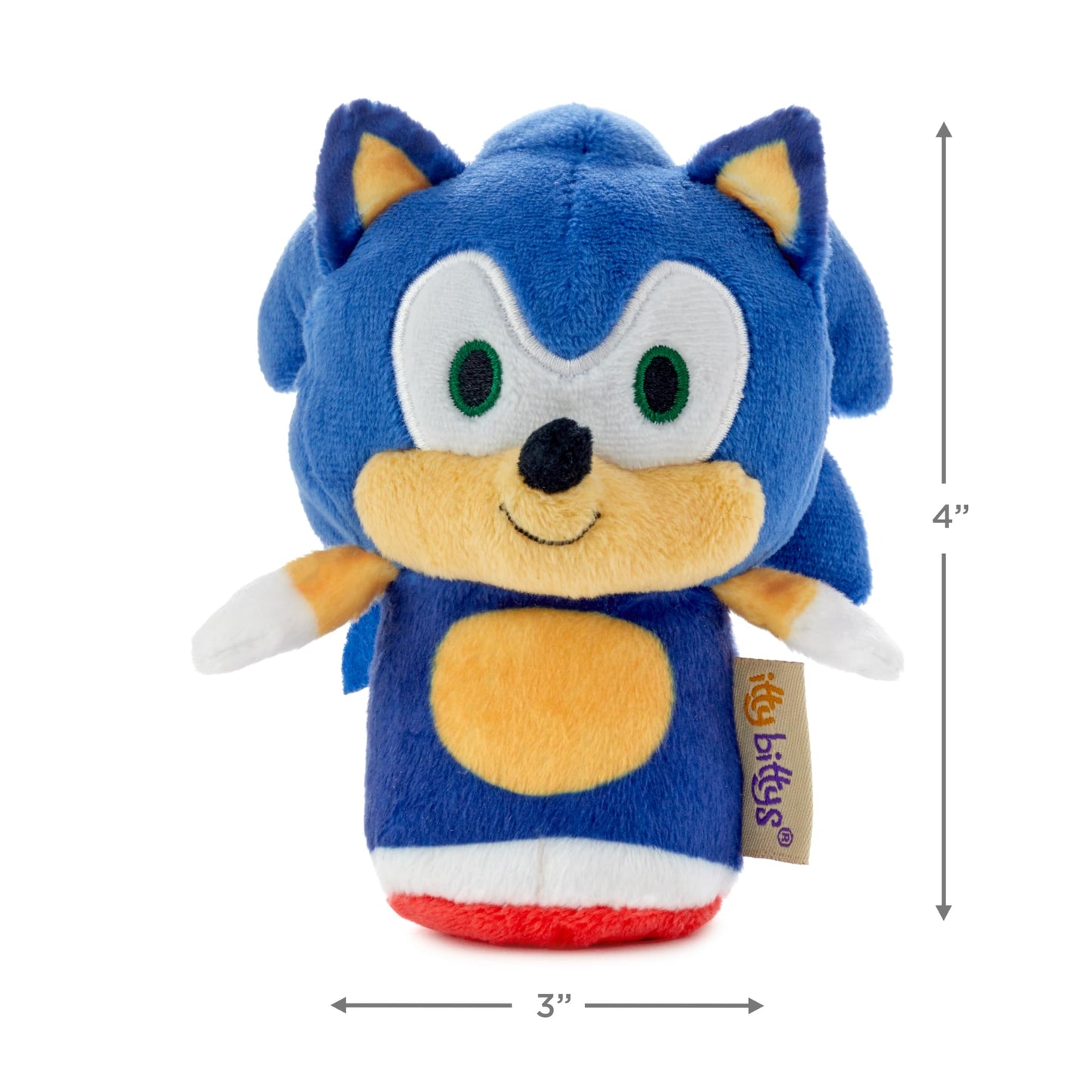 Hallmark Itty Bittys Sega Sonic The Hedgehog Plush Toy, Gift For Gamers