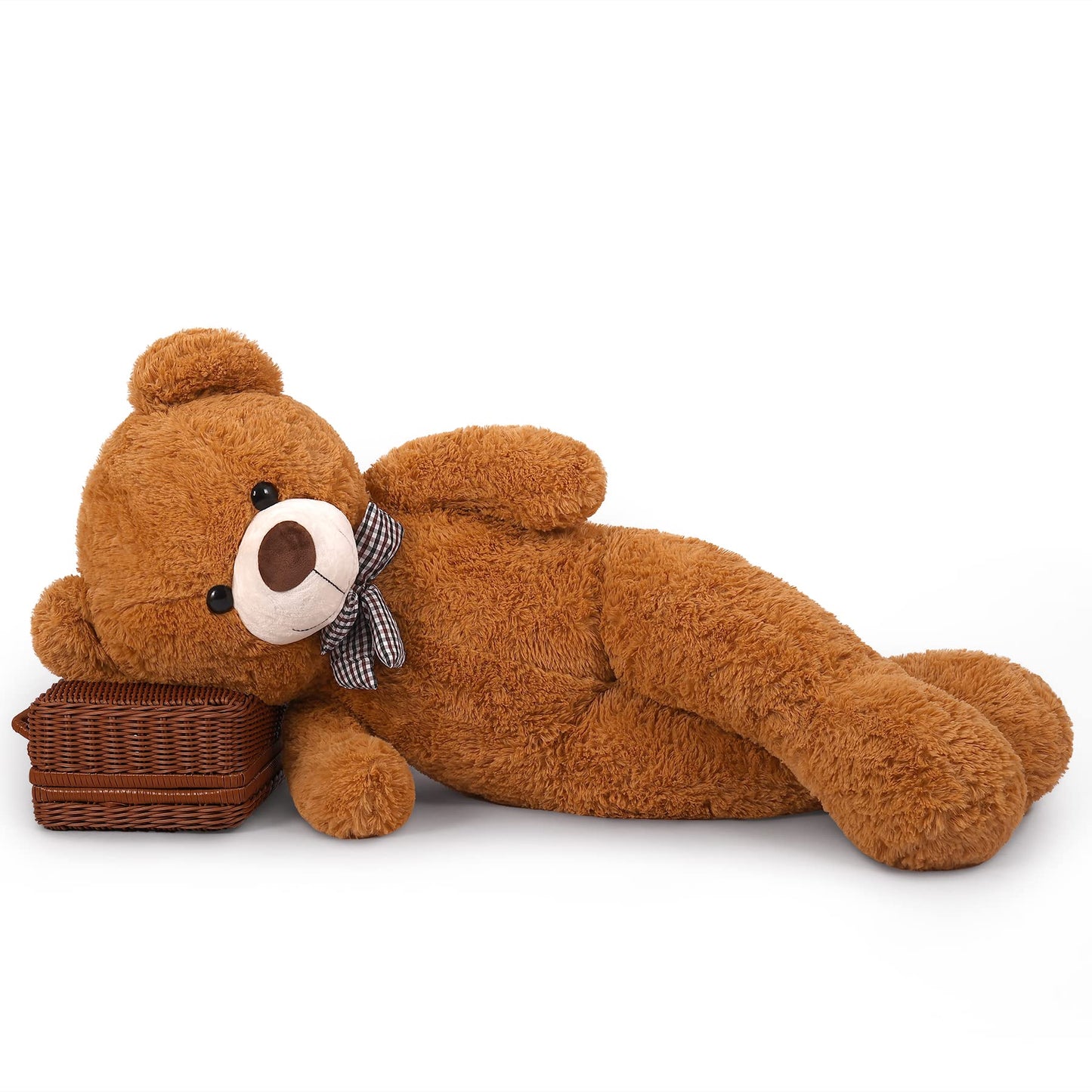 Giant Teddy Bear Stuffed Animals Plush Toy Cute Life Size Big Plush Teddy Bear For Kids Girlfriend, Soft Stuffed Bear Animals Fo