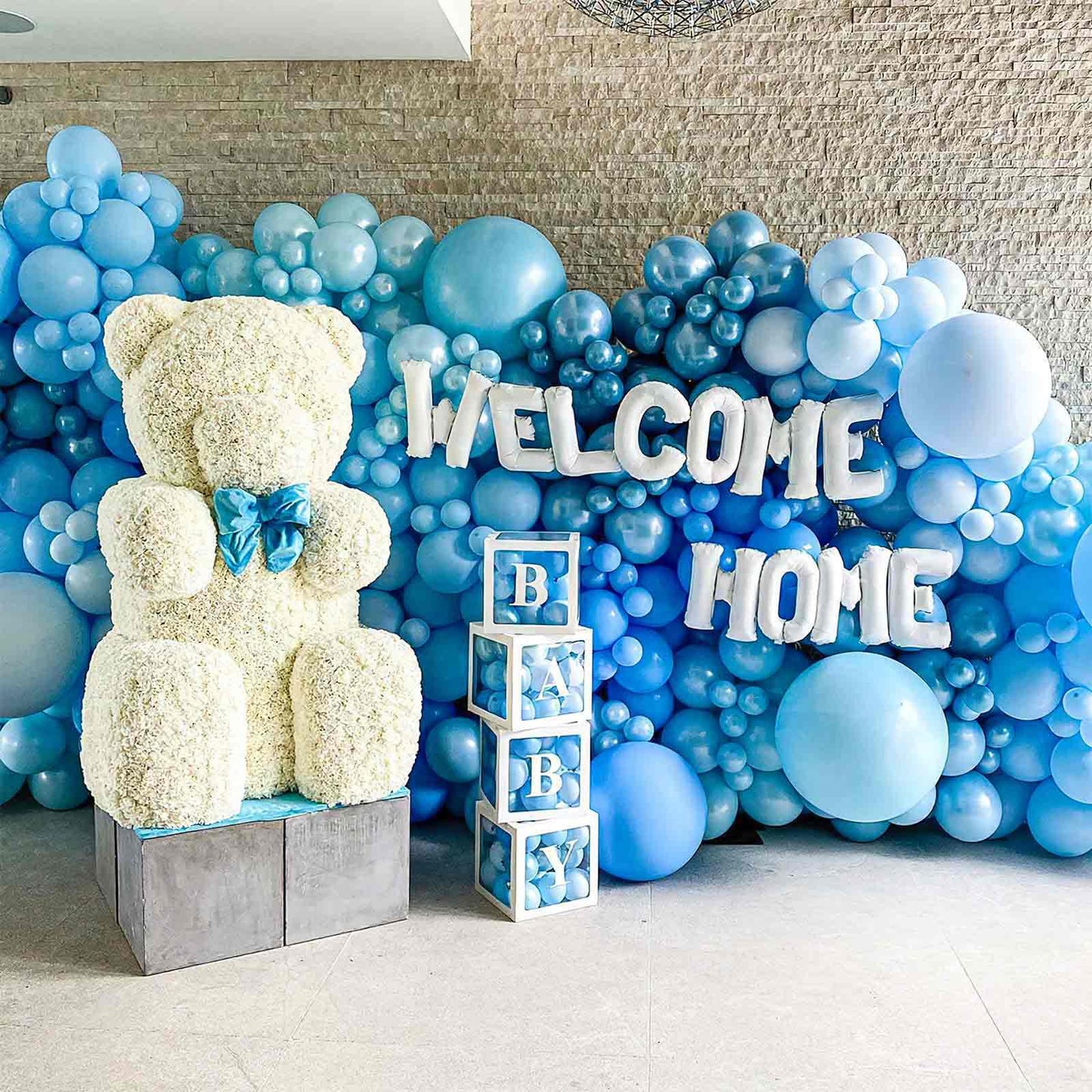 Partywoo Pearl Light Blue Balloons, 50 Pcs 12 Inch Light Blue Balloons, Pearl Blue Balloons For Balloon Garland Balloon Arch As Party Decorations, Birthday Decorations, Wedding Decorations, Blue-Z02