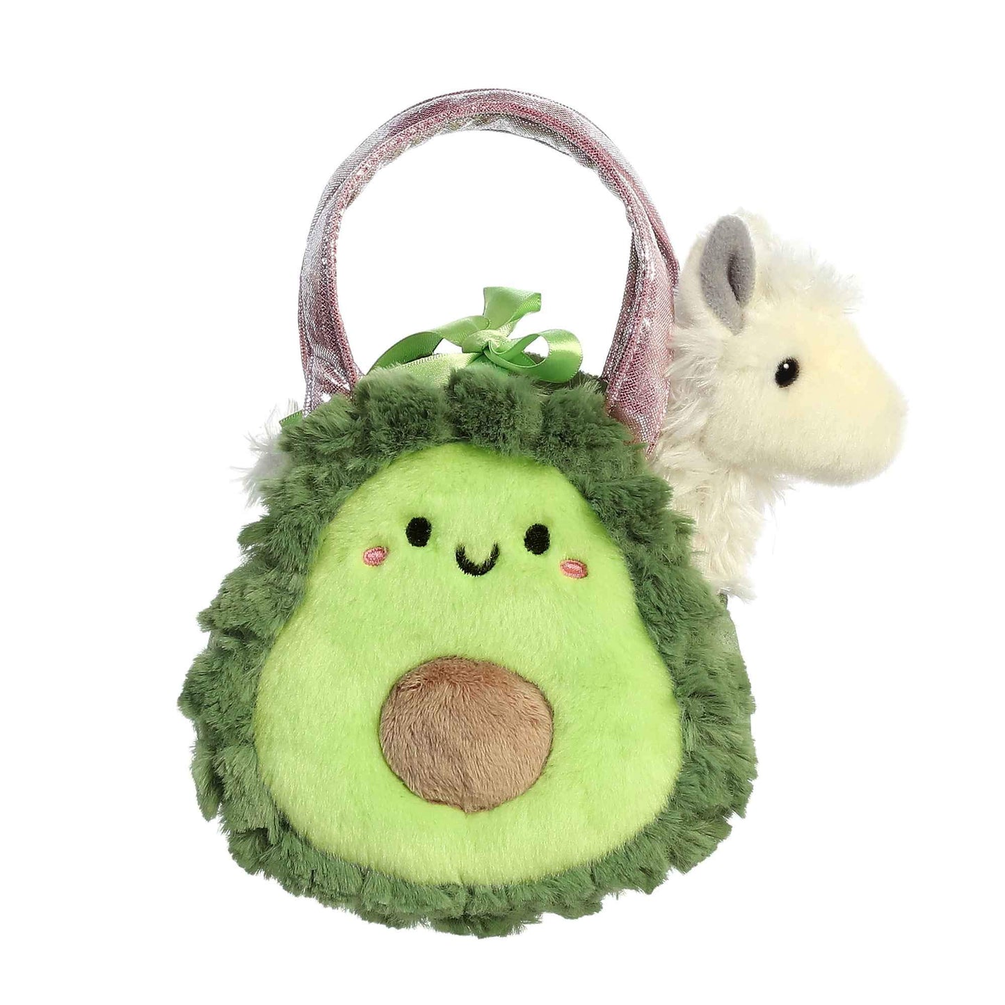 Aurora® Fashionable Fancy Pals™ Foodie Avocado™ Stuffed Animal - On-The-Go Companions - Stylish Accessories - Green 5.5 Inches