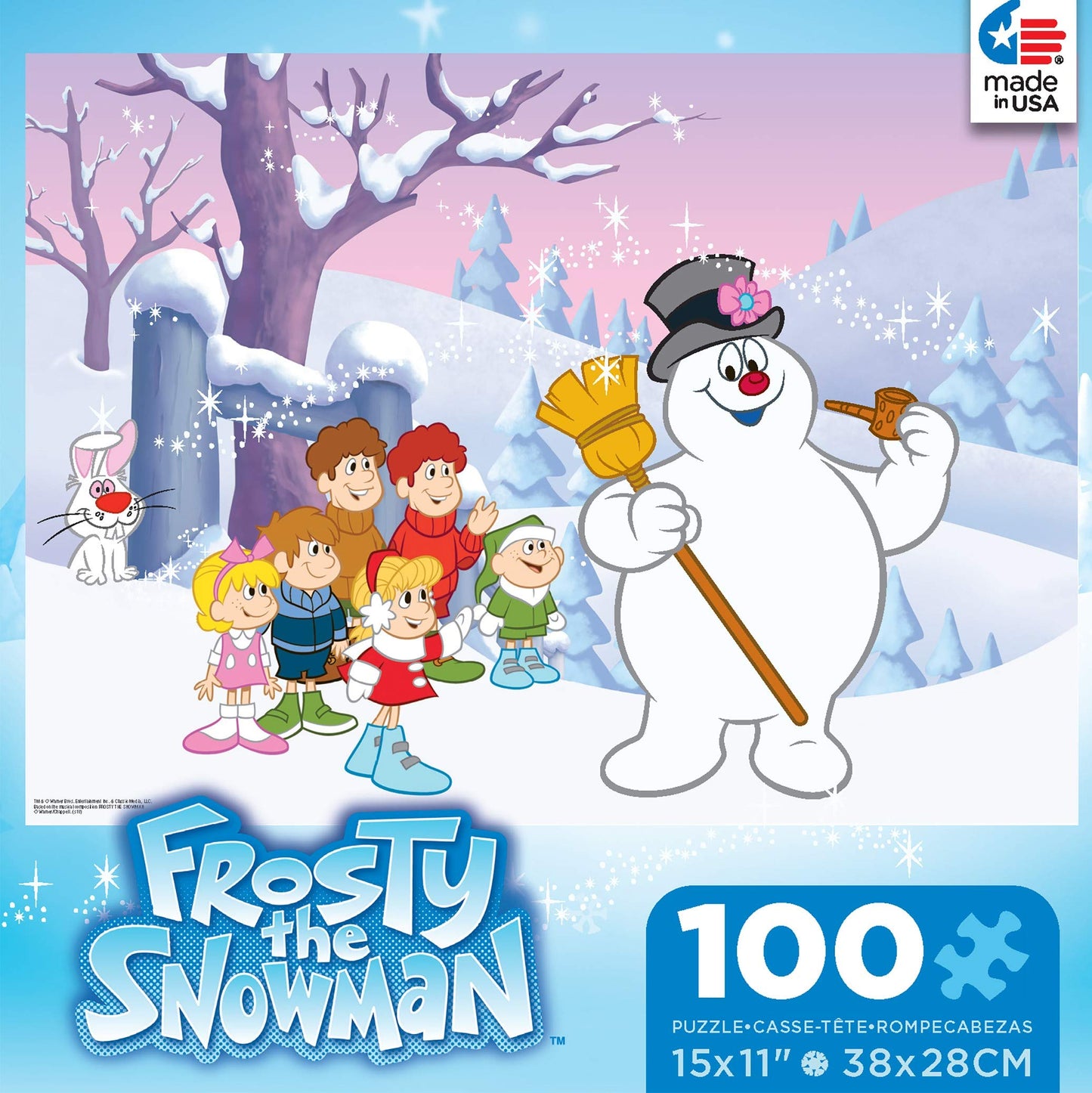 Ceaco - Frosty The Snowman - Fun With Frosty - 100 Piece Jigsaw Puzzle