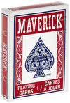 MAVERICK Standard Index Playing Cards - Black, Paper, 1 CT, Model 1000703, Colors May Vary