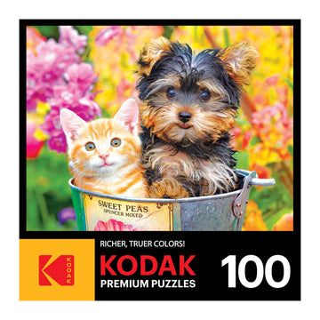 RoseArt - Kodak enhanced - Bucket Buddies - 100 Piece Jigsaw Puzzle for mature-themeds