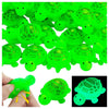 25Pcs Rubber Turtle Bath Toys Glow In The Dark Green Floating Squeaky Sea Turtle Rubbe Toys, Cute Screaming Sound Rubber Turtle