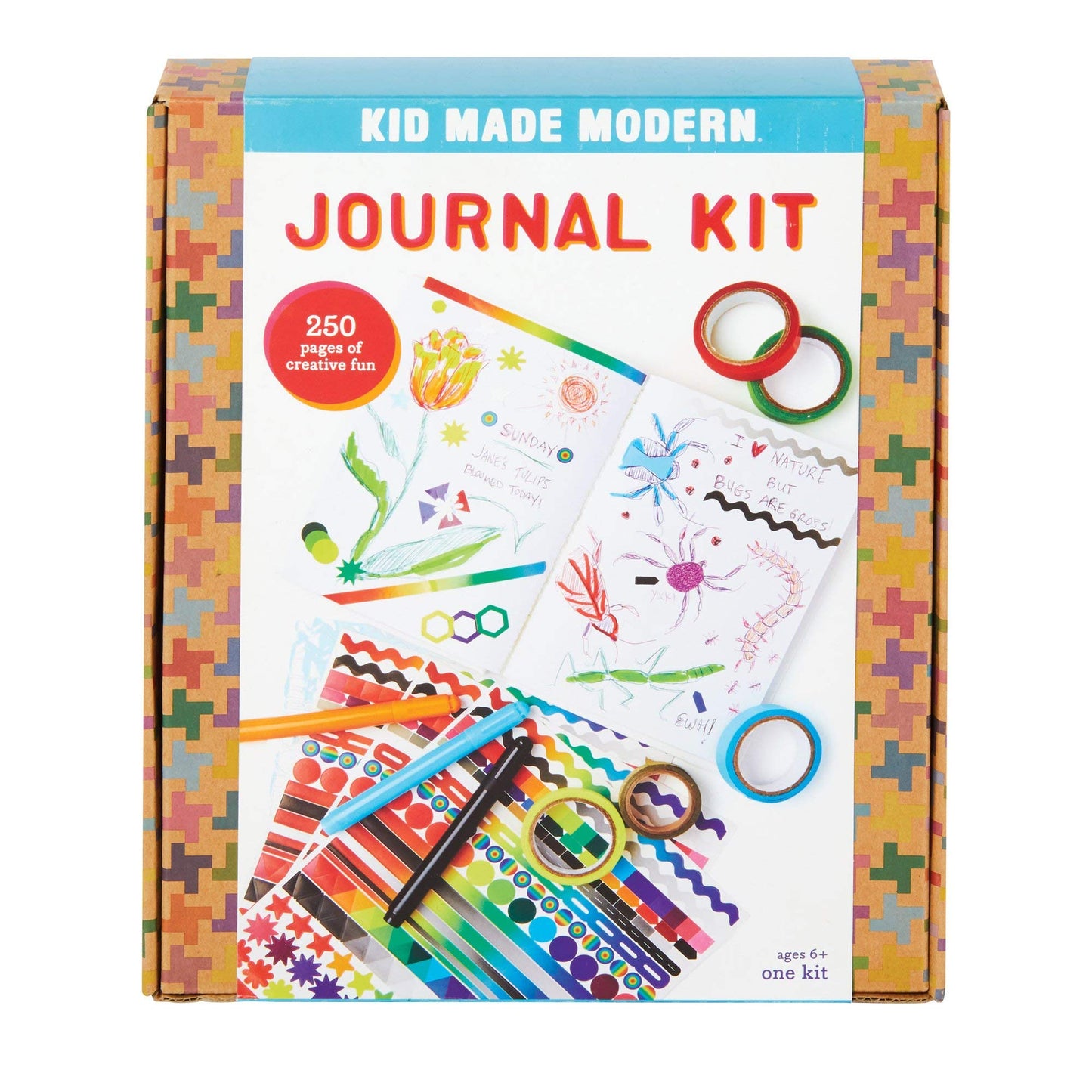Kid Made Modern Journal Craft Kit - Draw And Write Kid Journal, Creative Art Supplies