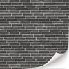 3 Sheets Self-Adhesive Wall Cladding For Dollhouse 1:12 Scale (Black Bricks)