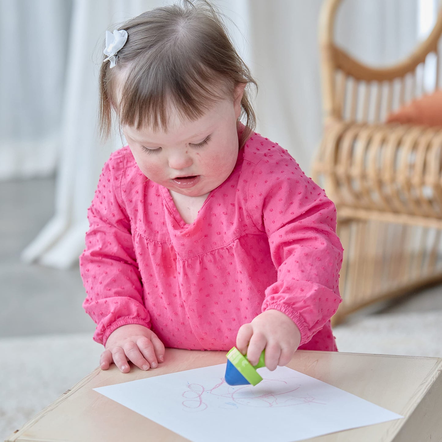 Ready 2 Learn Easy Grip Crayons Refills - 6 Colors - Ages 18M+ - Non-Toxic Toddler Crayons - Handles Sold Separately