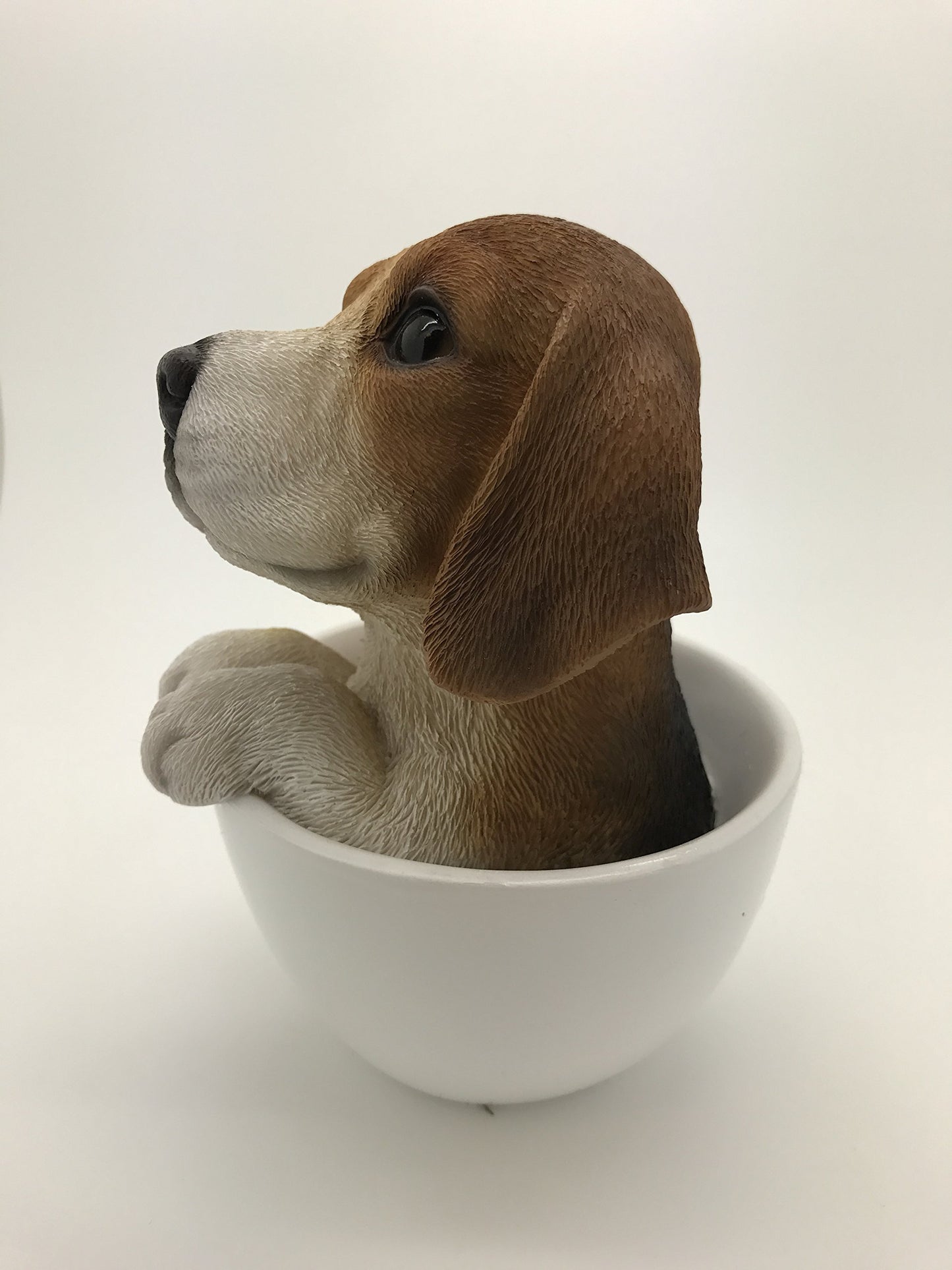 Pacific Giftware Adorable Teacup Pet Pals Puppy Collectible Figurine 5.75 Inches (Beagle)
