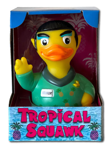 Celebriducks - Tropical Squawk Limited Edition - Floating Rubber Ducks - Collectible Bath Toy Gift For Kids & Adults Of All Ages