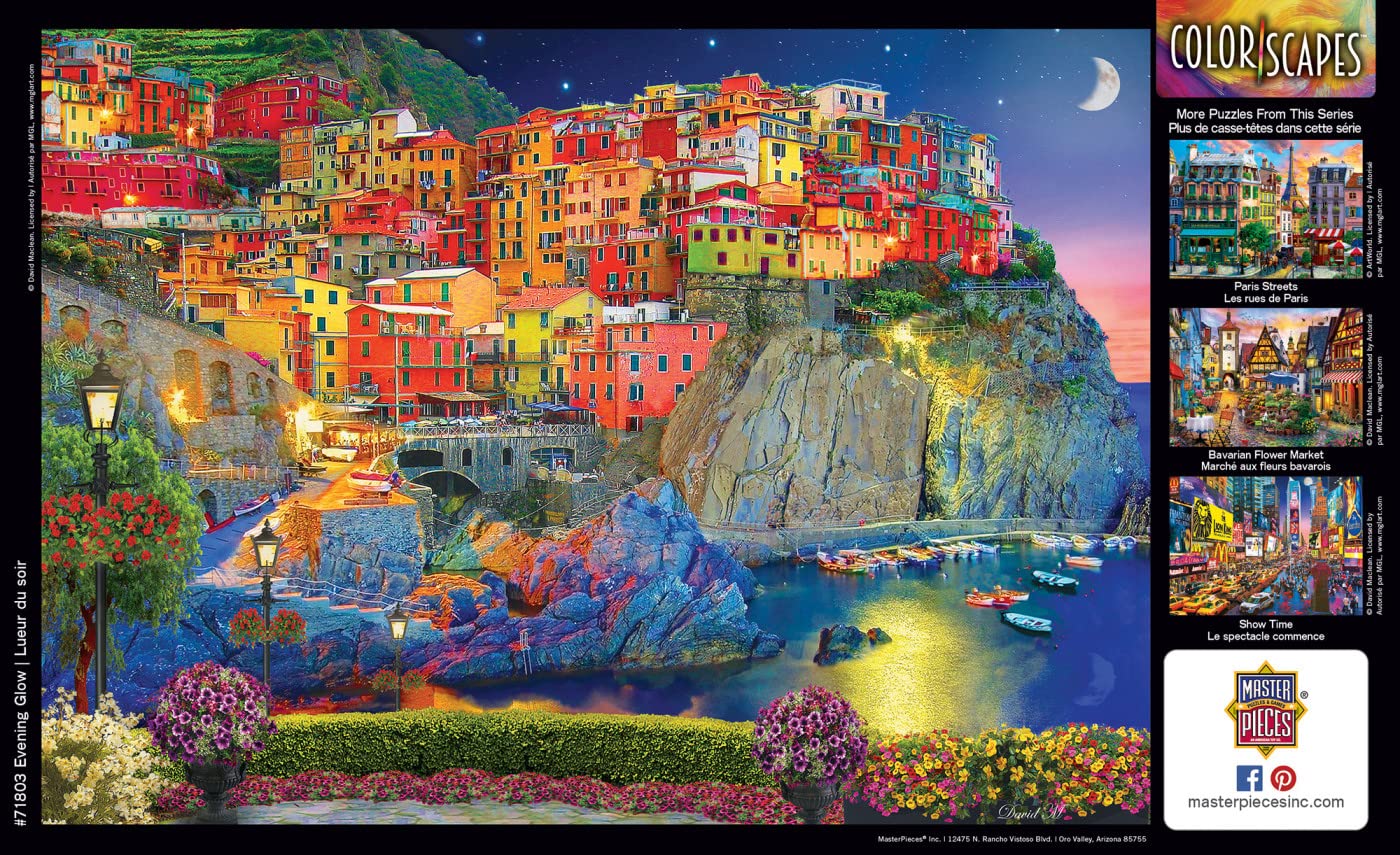 Masterpieces 1000 Piece Jigsaw Puzzle For Adults, Family, Or Youth - Evening Glow - 19.25'X26.75'