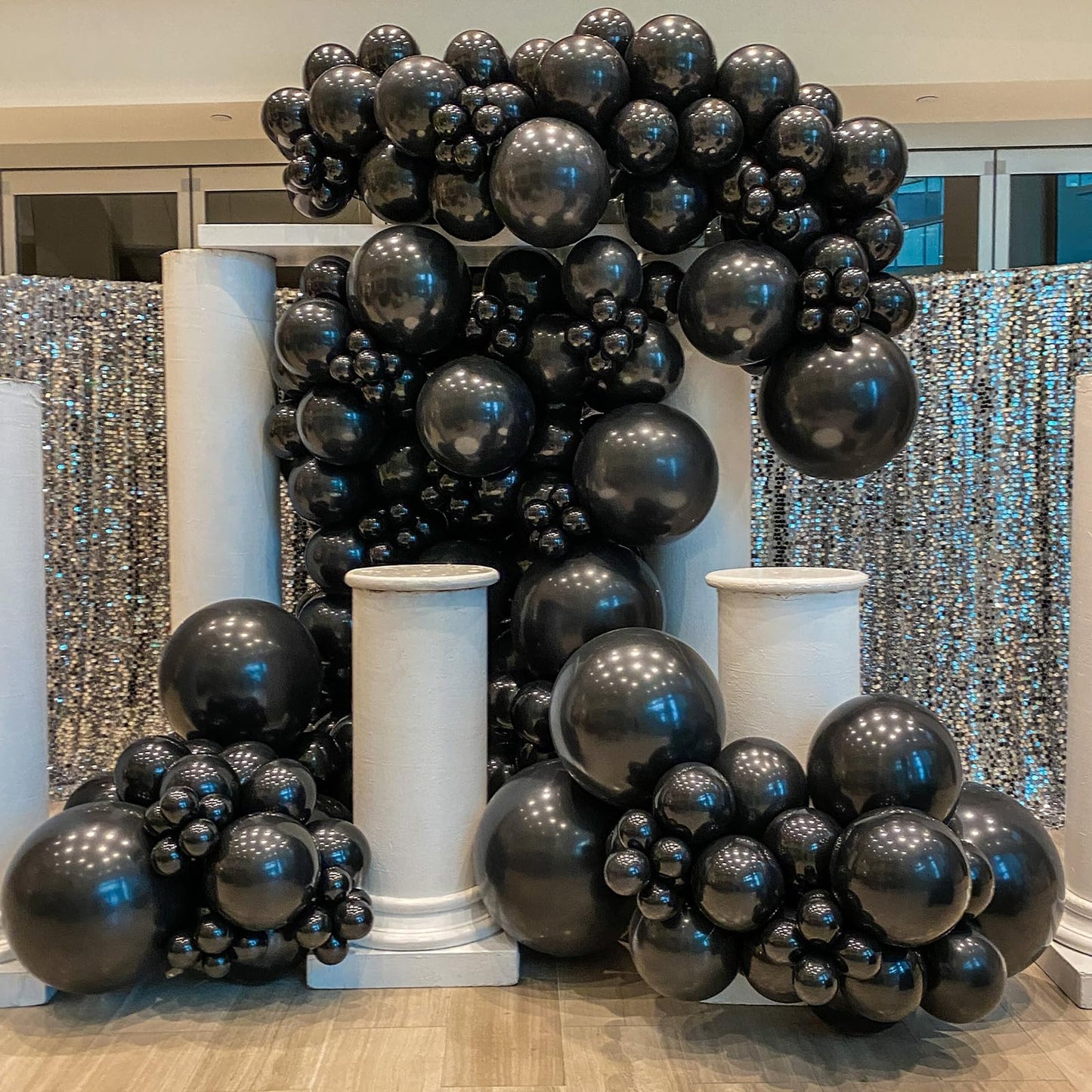 Voircoloria Black Balloons, 66Pack 12Inch Black Latex Party Balloons For Graduation, Wedding, Birthday, New Year, Baby Shower, A