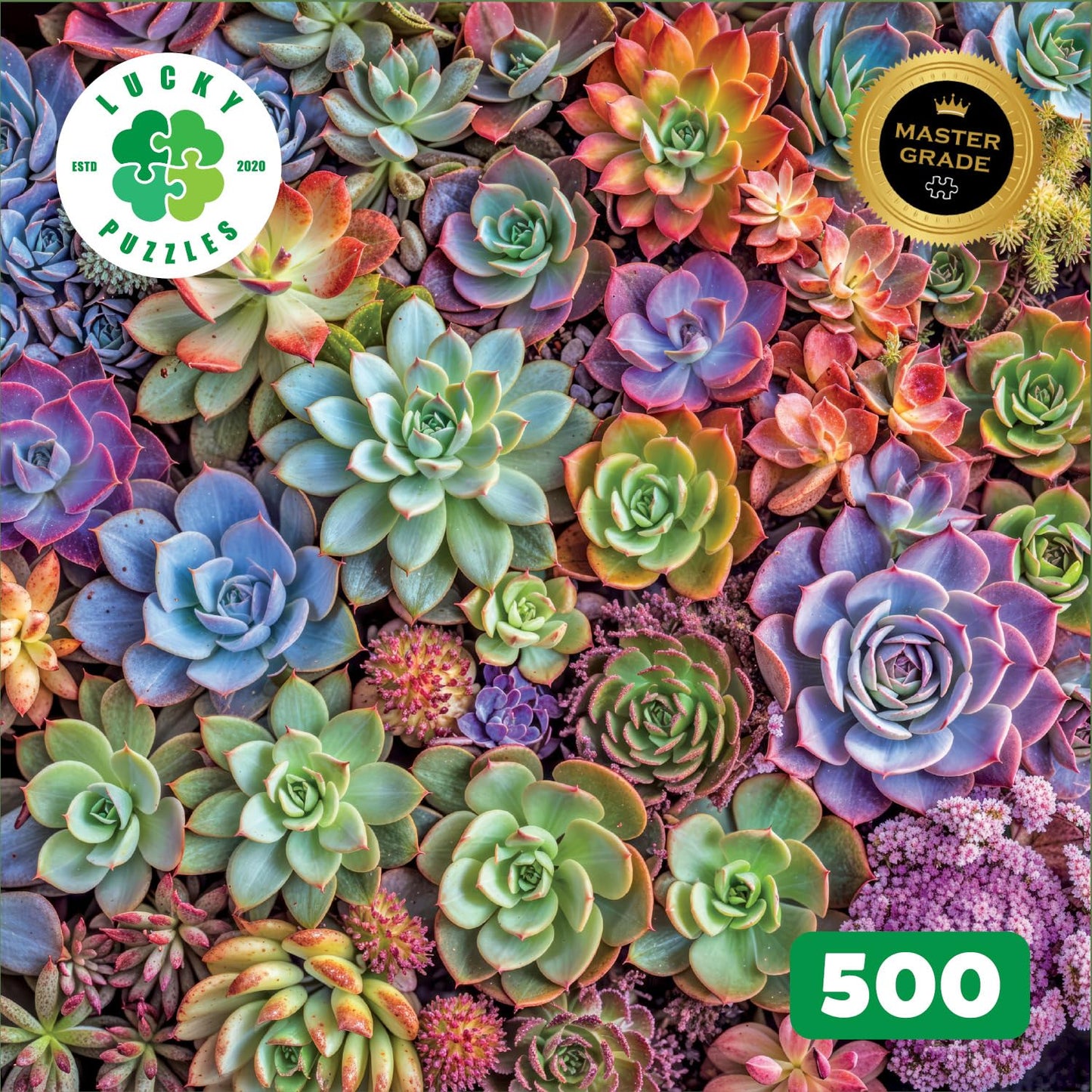 Lucky Puzzles Green Thumb Gala | 500 Piece Jigsaw Puzzle For Adults | Premium Quality | Colorful Artwork Puzzle | Brain Teasing