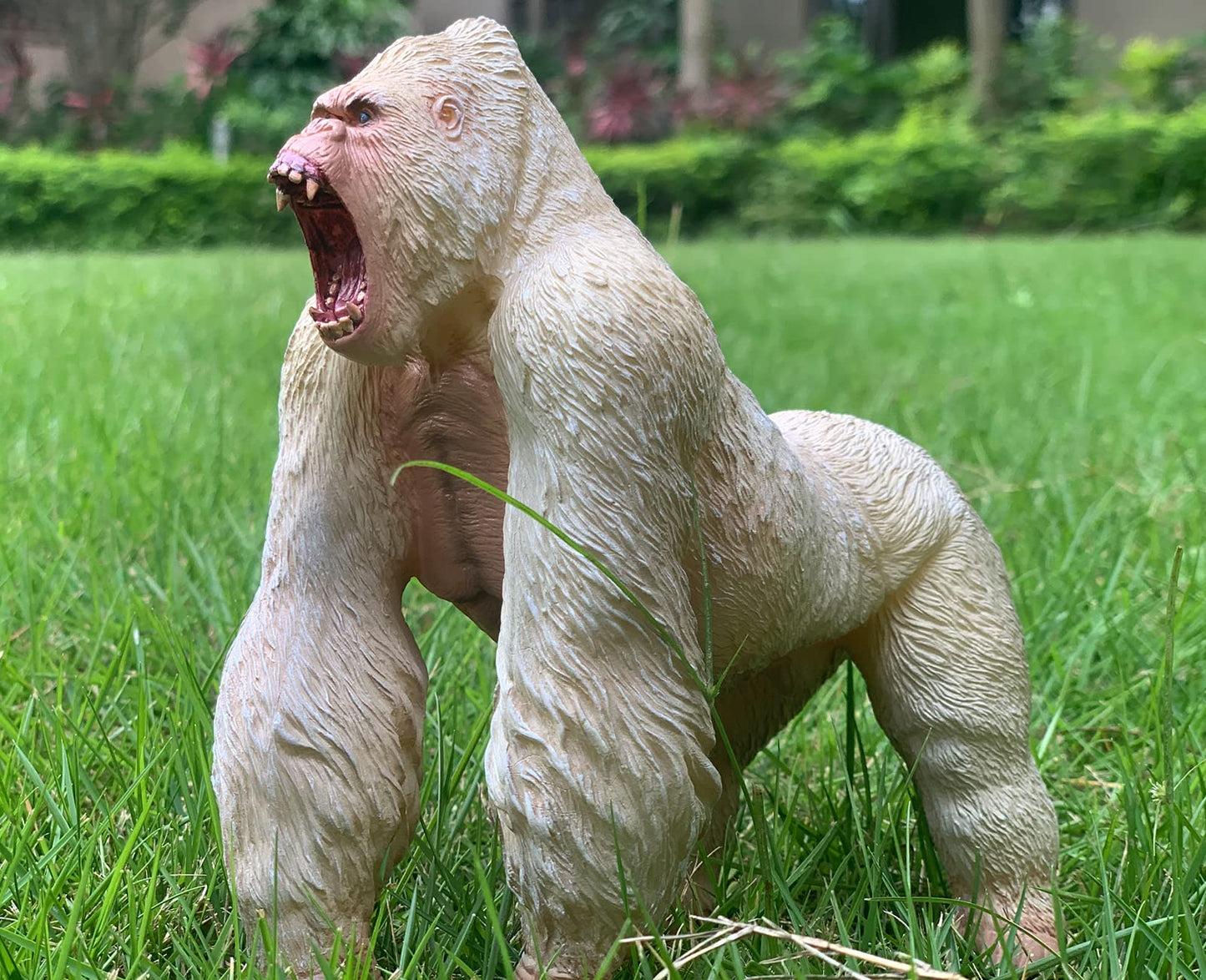 Higherbros Gorilla King Kong Toys Action Figure Rampage Gorilla Fight Mode Gorilla Ape Solid Wild Animal Figurines For Role Play