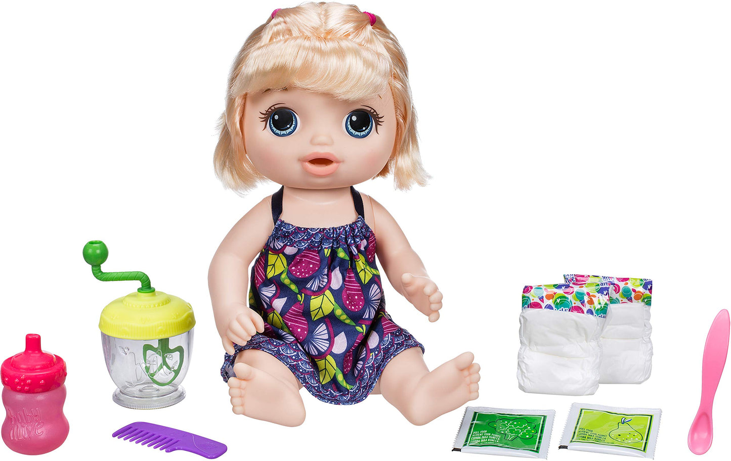 Baby Alive Sweet Spoonfuls Blonde Baby Girl Doll