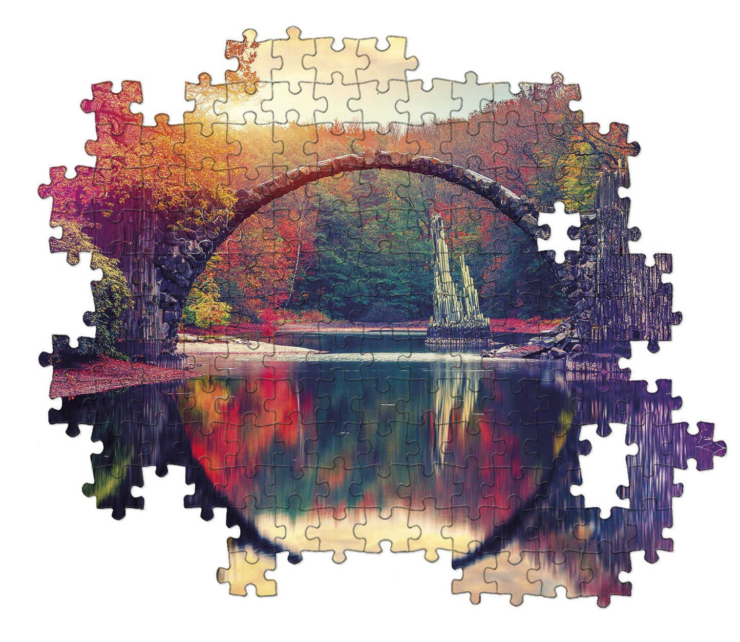 Clementoni 35119 Peace Mindful Reflection 500 Pieces, Made In Italy, Jigsaw Puzzle For Adults, Multicolor, Medium