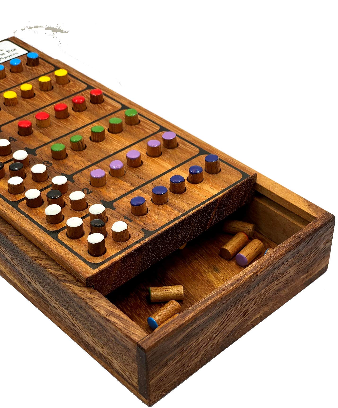 Winshare Codebreak Strategy Board Game for Adults, Wooden, Multicolor, Model 255V1, Ages 12+