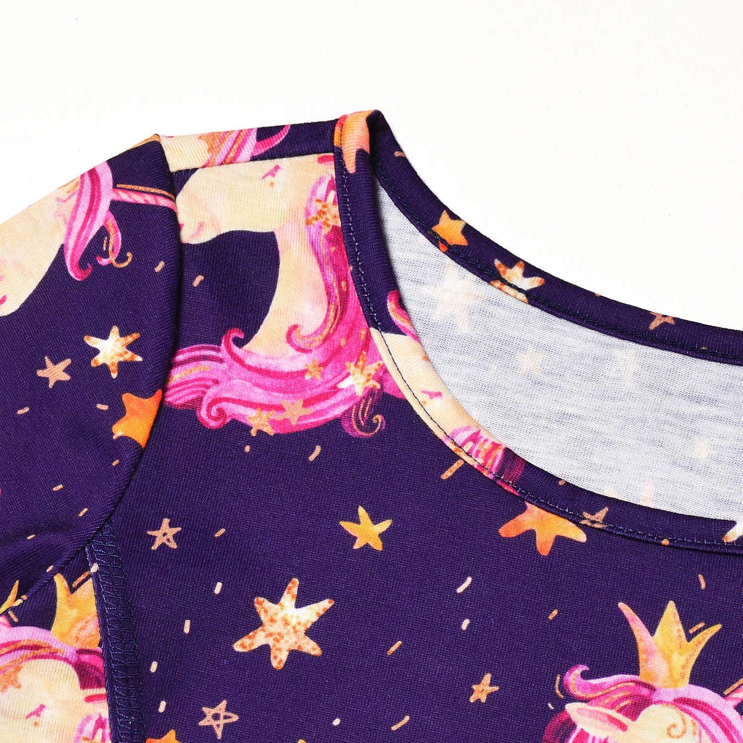 Matching Doll & Girls Dresses Kid Toddler Unicorn Cloth Fit American Girl Doll 10-11 Years