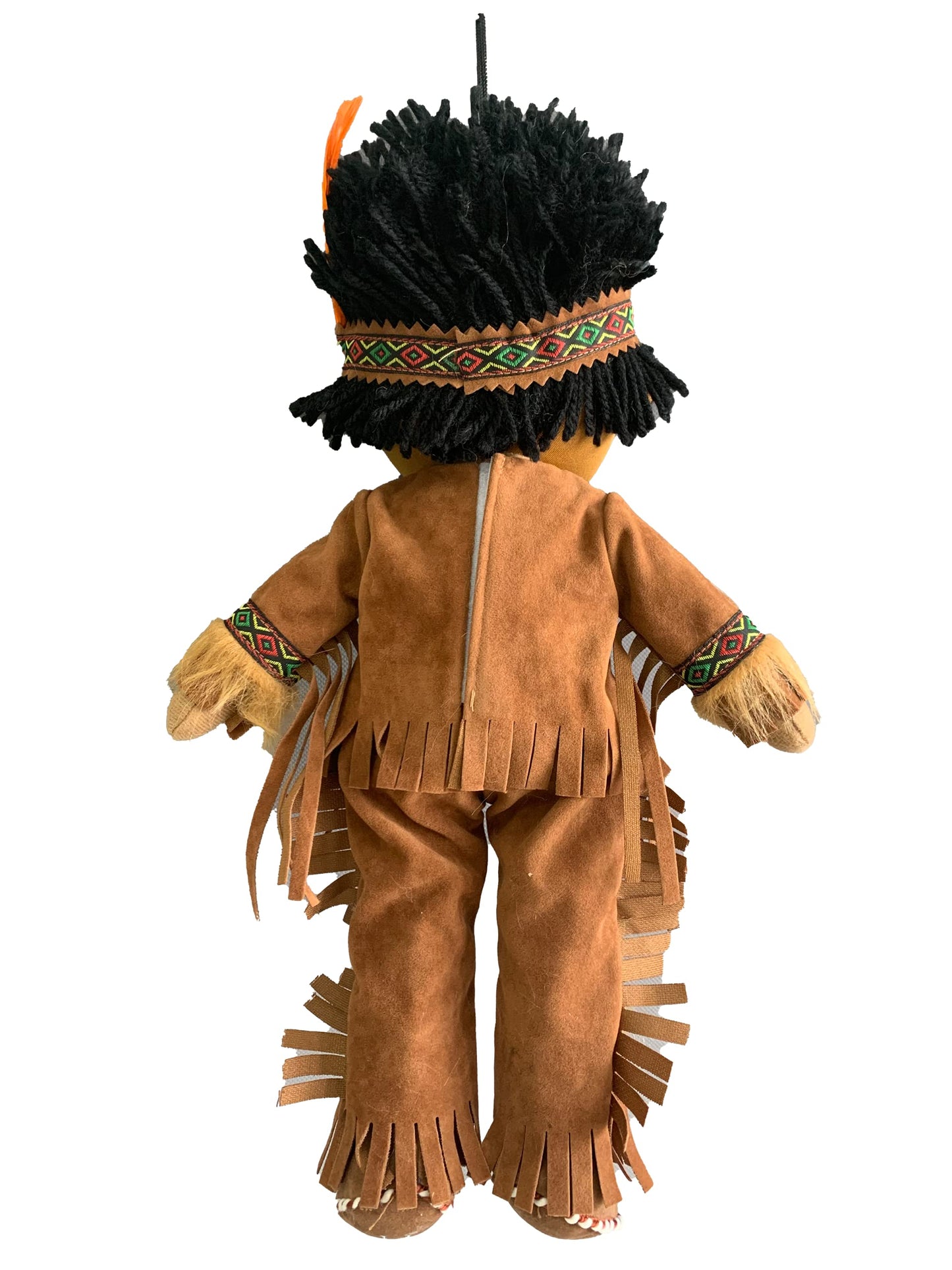 Kinnex Collections 14'' Native American Indian Plush Rag Doll -Df14001- Atul - Df140001