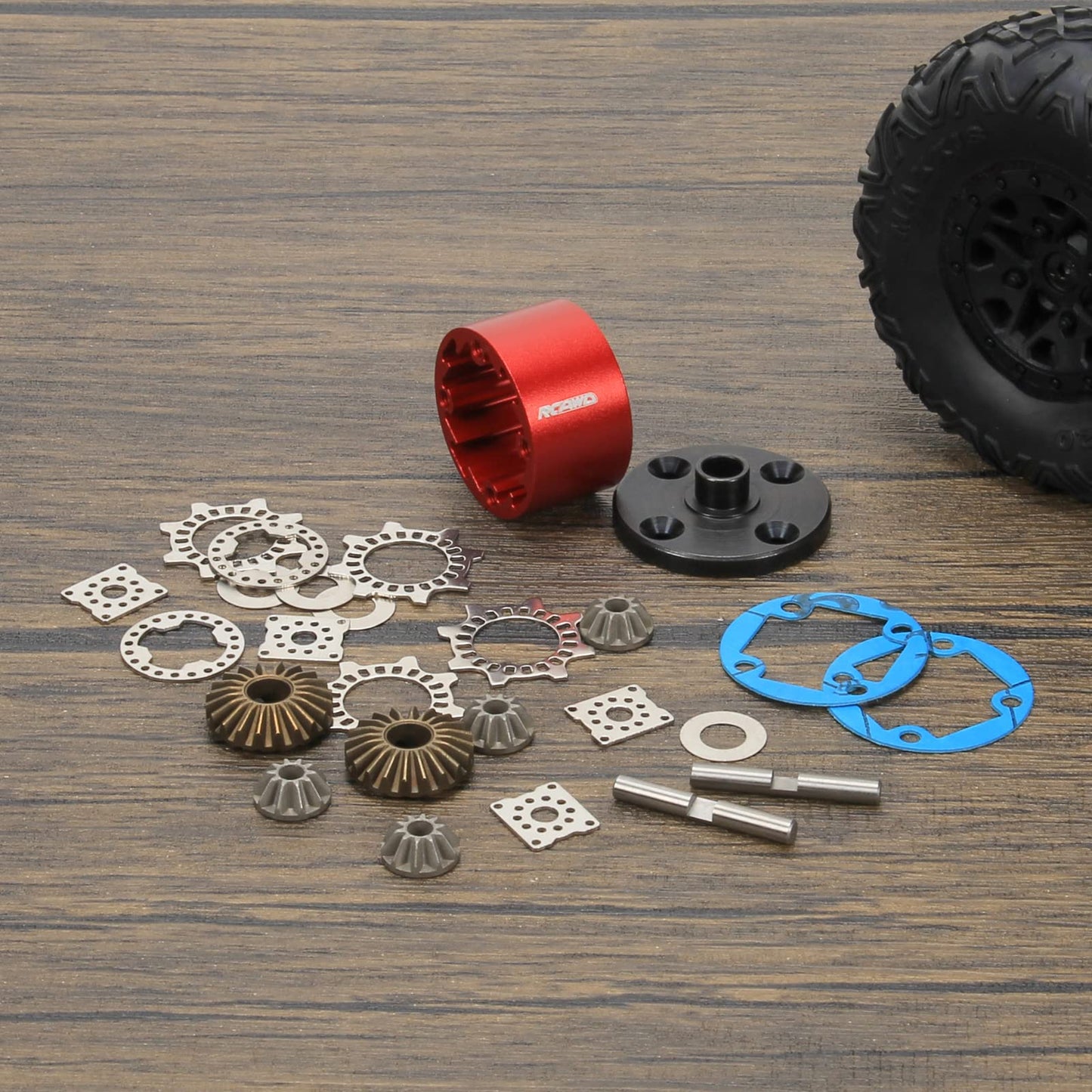 RCAWD Metal Diff Case Gear for Arrma Mojave Kraton Outcast Talion EXB Series