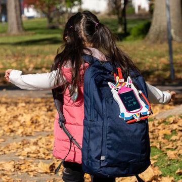 Boogie Board Kids Sketch Pals Portable Authentic Doodle Board, 4-Inch Reusable Drawing Pad With Attached Stylus, Perfect For Travel & Road Trips For Kids Ages 4+, Unicorn