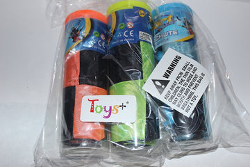 Toys+ Skydiver Parachute Men 3 Piece Set- Tangle Free (Colors And Styles May Vary)