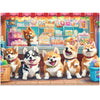 300 Piece Puzzles for mature-themeds Cute Dogs Jigsaw Puzzle for mature-themeds Kids Seniors Recycled Cardboard XLarge Piece Puzzle 300 Piece Challenging Game Family Activity Great Gift for Friends 20.5 * 15 in