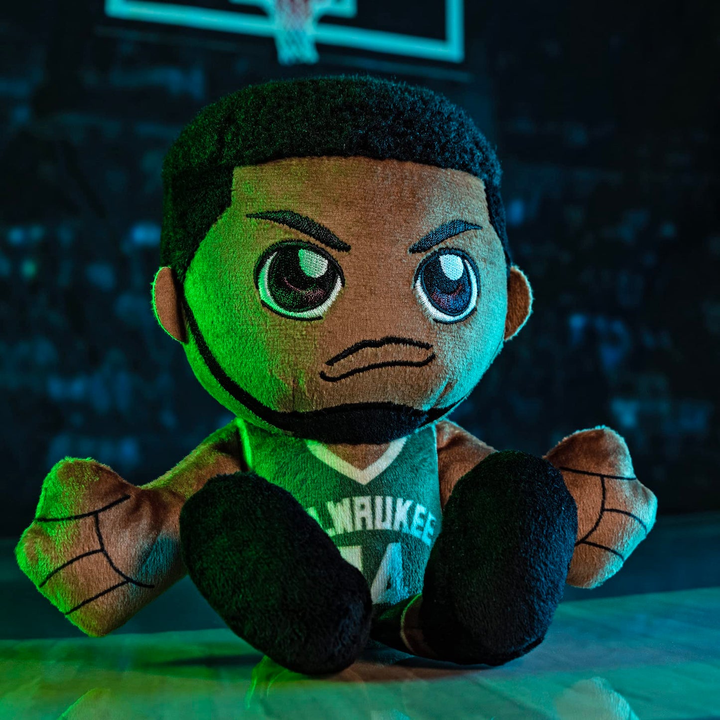 Bleacher Creatures Milwaukee Bucks Giannis Antetokounmpo 8' Kuricha Plush - Soft Chibi Inspired Nba Superstar