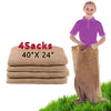 Alytree 4 Pack Burlap Potato Sack Race Bags, 24''X40'' Outdoor Lawn Games For Kids & Adults, Outside Yard Games For Birthday Par