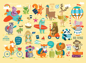 Chuckle & Roar - Adventure Awaits Puzzle - Engaging And Educational Puzzles For Kids - Larger Pieces Designed For Preschool Hands - 100 Pc Jigsaw Puzzle