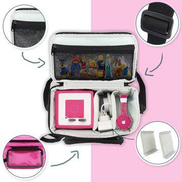 Bag For Toniebox And Figeures, Carrying Case Compatible With Yoto Player, Display Holder Compatible With Yoto Cards, Travel Acce