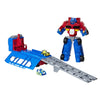 Playskool Heroes Transformers Flip Racers Optimus Prime Race Track Trailer, Model C0247, Plastic