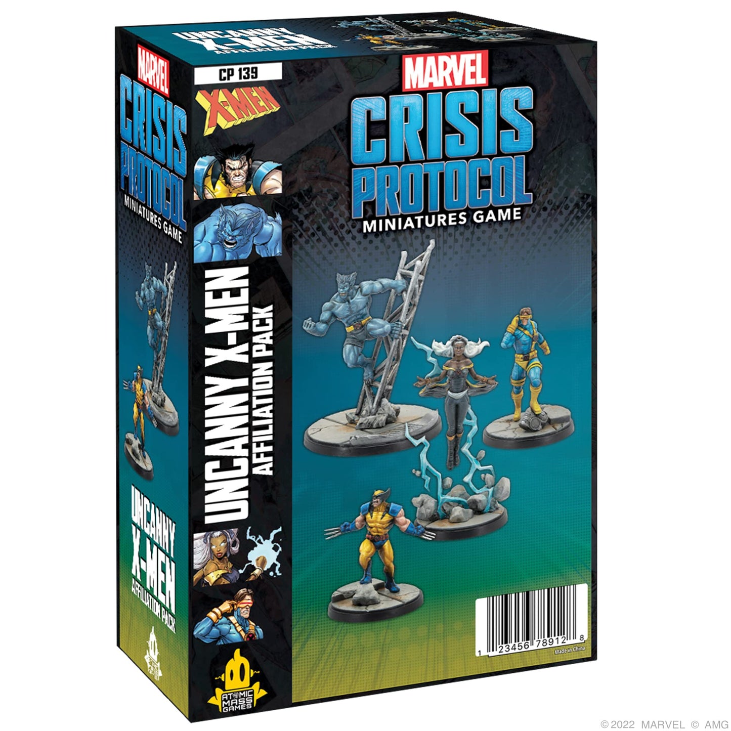 Marvel: Crisis Protocol Uncanny X-Men AFFILIATION PACK - Unite the Mutant Heroes! Tabletop Superhero Game, Ages 14+, 2 Players,