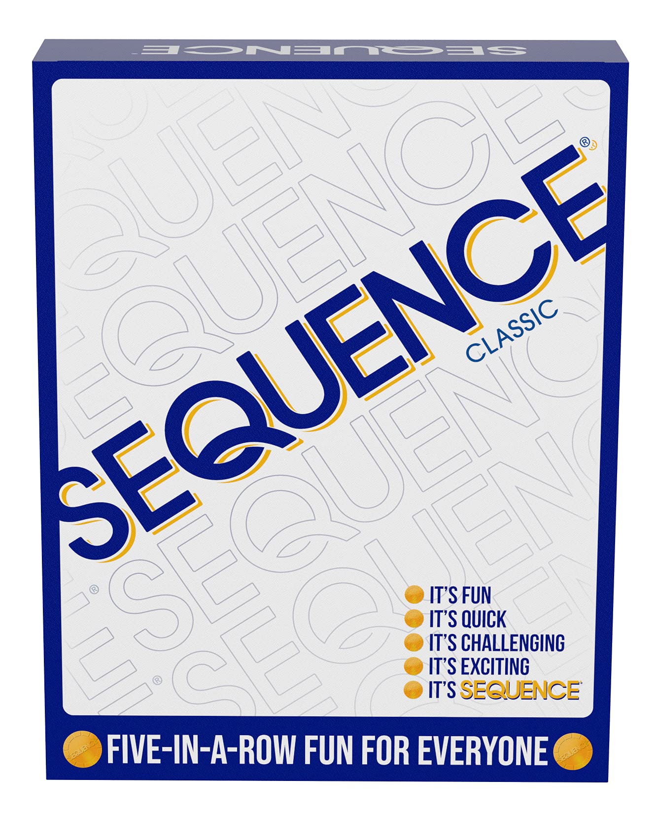 Sequence- Original Sequence Game With Folding Board, Cards And Chips By Jax ( Packaging May Vary ) White, 10.3 X 8.1 X 2.31