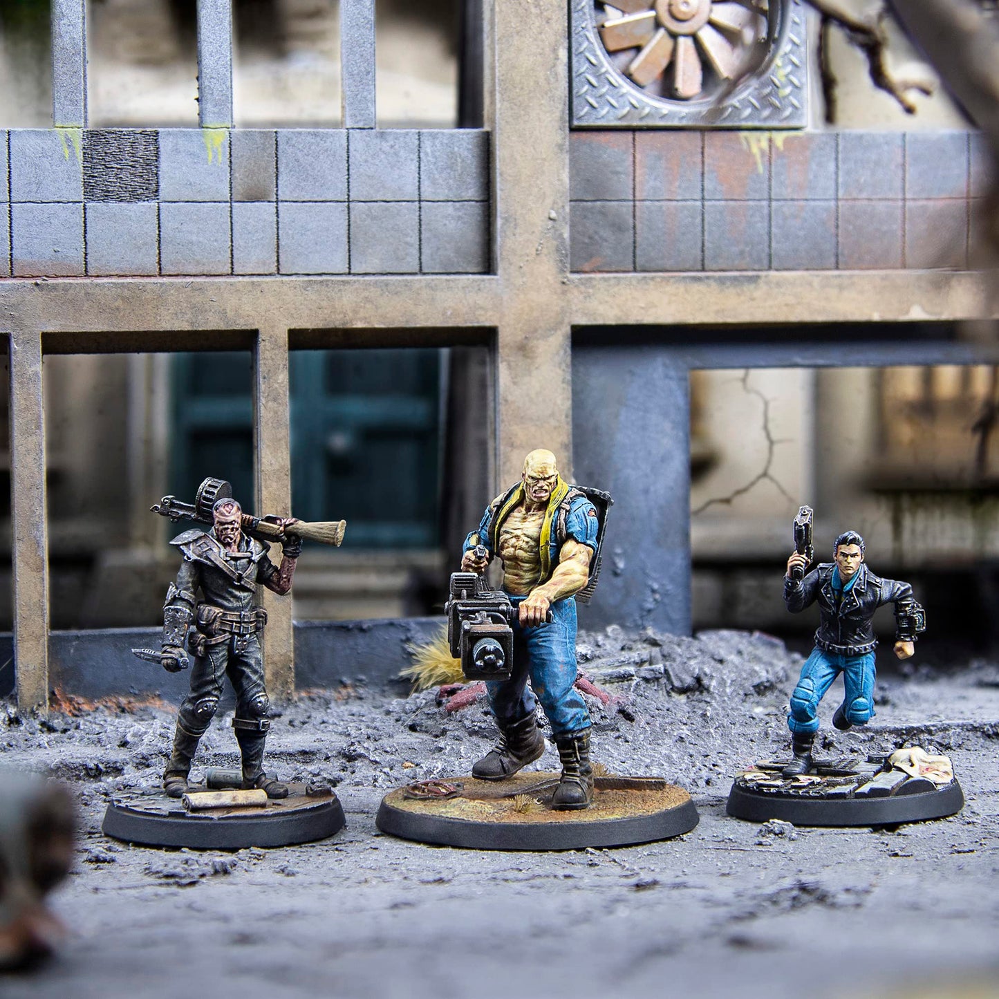 Modiphius Fallout Wasteland Warfare: Survivors: Capital Companions - 3 Miniatures, 32Mm Unpainted Resin Figures, Capital Wave