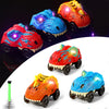 Save Unicorn Tracks Cars Replacement only, Dino Track Cars for Tracks Glow in The Dark, Car Tracks Accessories with 3 Flashing L