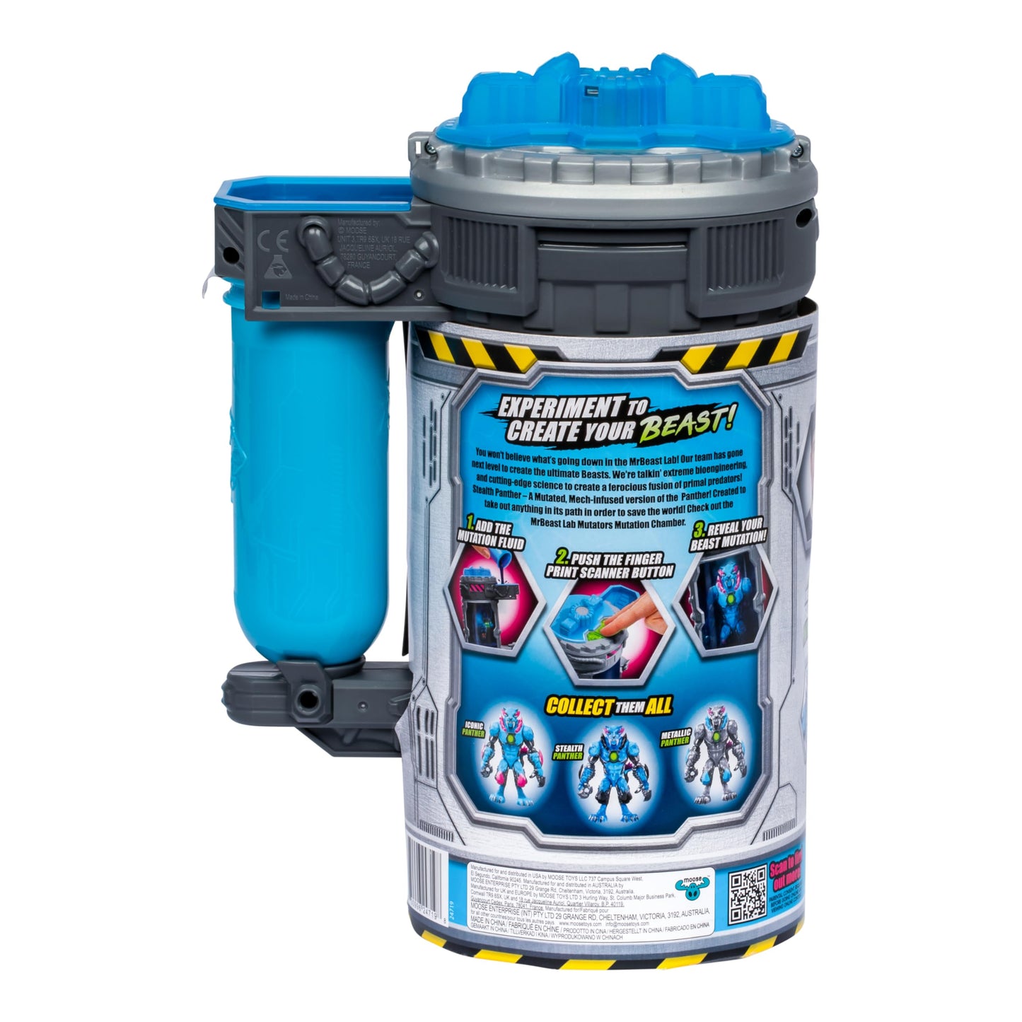 Mrbeast Lab Mutators, Mutate The Ultimate Beast Mutators. Perform The Experiment, Release A Mrbeast Stealth Panther Action Figur