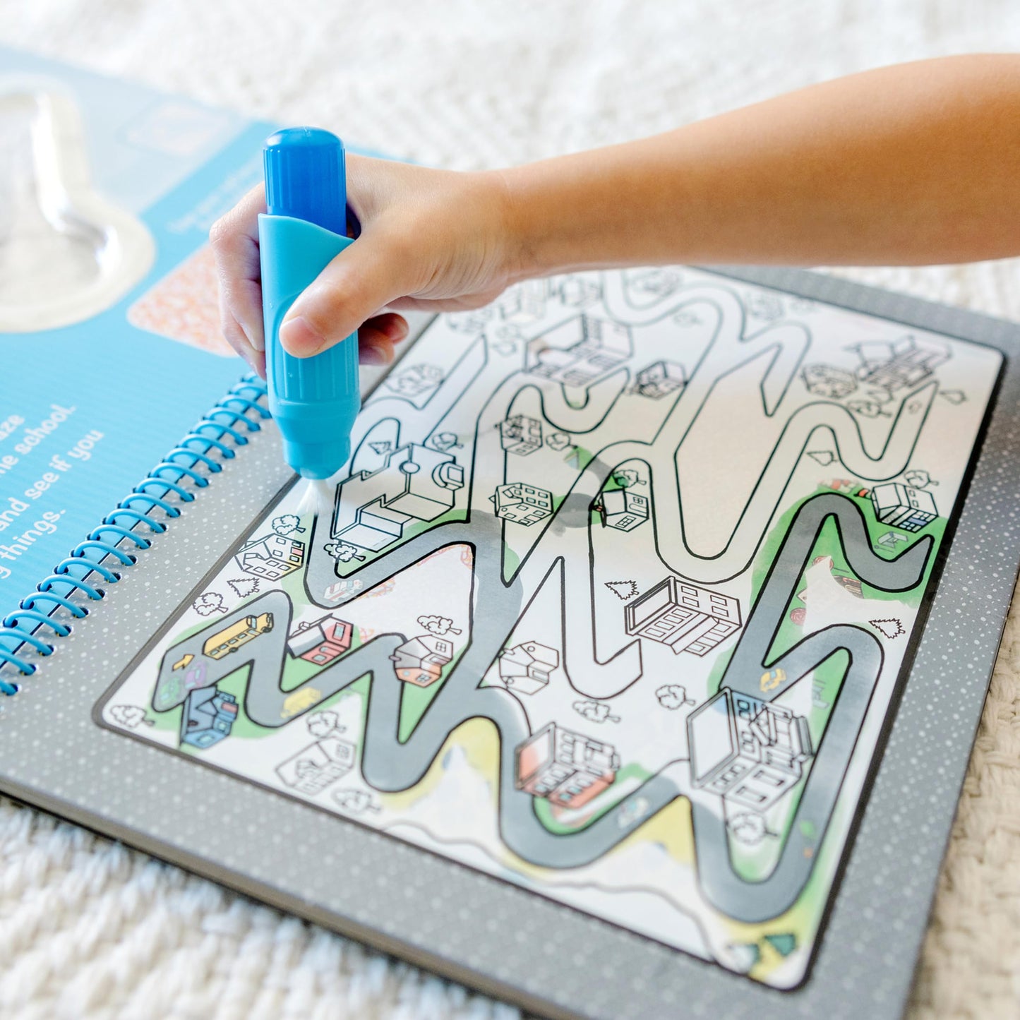 Melissa & Doug On The Go Water Wow! Reusable Water-Reveal Deluxe Activity Pad – Around Town