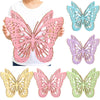 Yerliker 5 Pcs Butterfly Centerpieces for Table Butterfly Party Decorations 10 x 7 Inch Large Wooden 3D Butterflies for Spring H