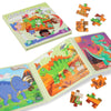Magnetic Dinosaur Jigsaw Puzzles Book For Toddlers & Kids Ages 2-5, Travel Toys For 3-5 Year Olds
