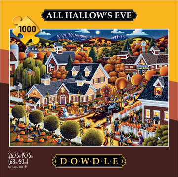 Buffalo Games - Dowdle - All Hallow'S Eve - 1000 Piece Jigsaw Puzzle For Adults -Challenging Puzzle Perfect For Game Nights - Finished Size Is 26.75 X 19.75