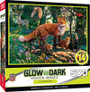 Masterpieces 500 Piece Glow In The Dark Jigsaw Puzzle For Adults, Family, Or Youth - The Woodlands - 15''X21''