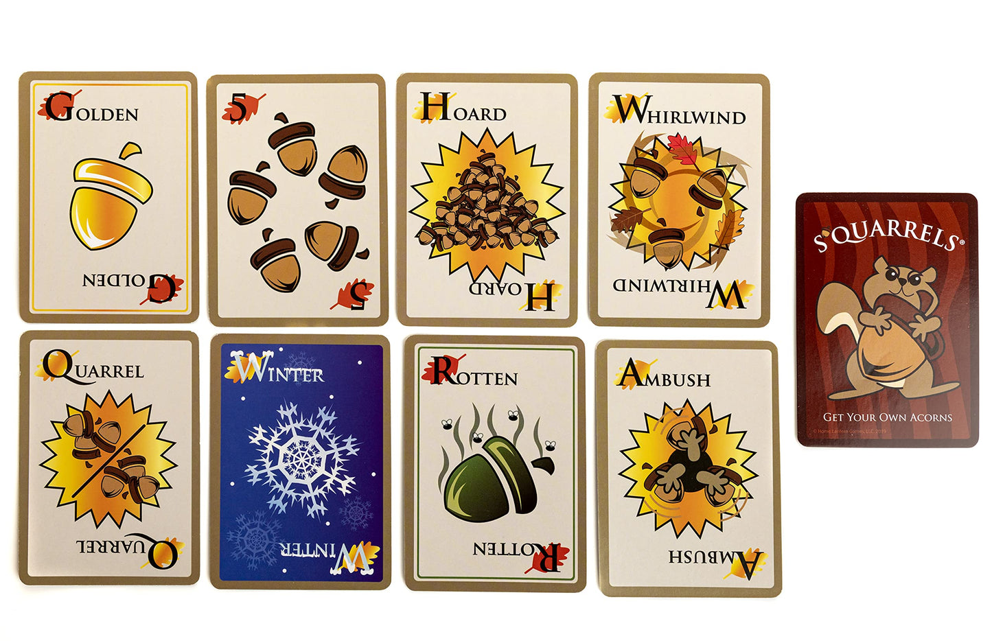 Steve Jackson Games S'Quarrels Card Game for 2-6 Players, Gold, Paper, Model HLQ58493