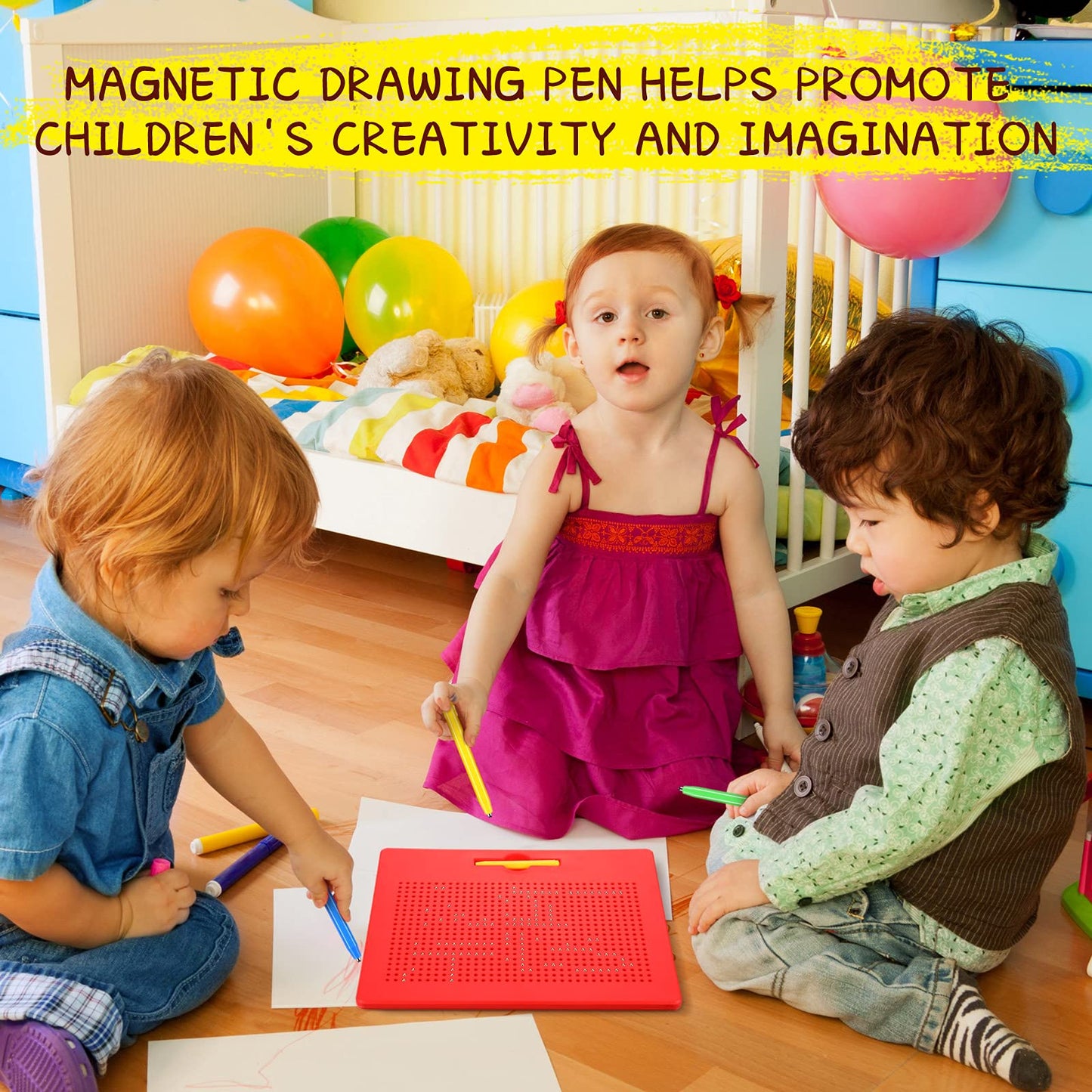 3 Pieces Replacement Stylus Magnetic Drawing Pen Magnet Replacement Pens For Play Magnapad Magnetic Drawing Board Writing Tablet A To Z And Numbers 0-9
