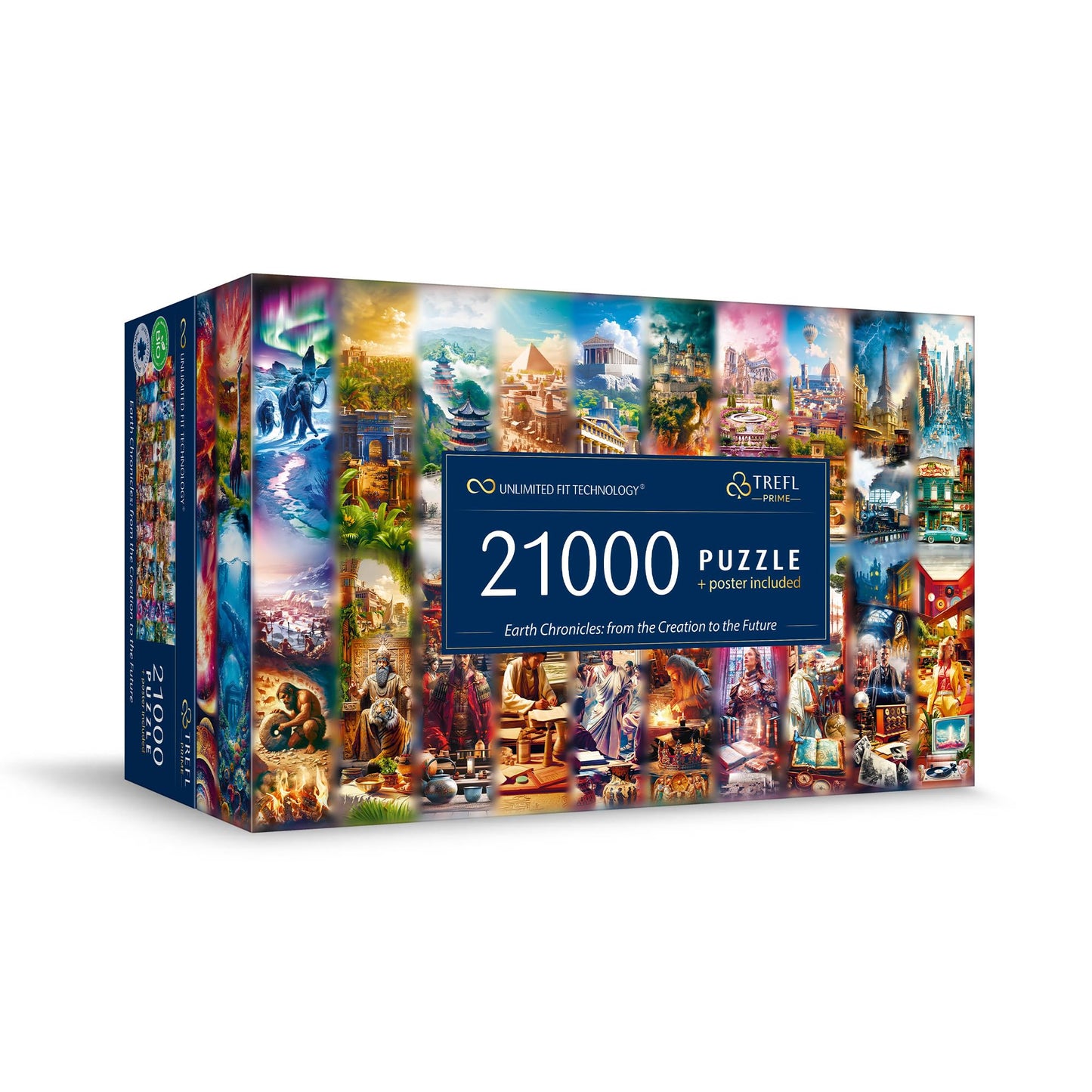 Trefl Prime - Puzzle UFT, Earth Chronicles: from The Creation to The Future - 21000 Pieces Giant Jigsaw Puzzle for Adults & Chil