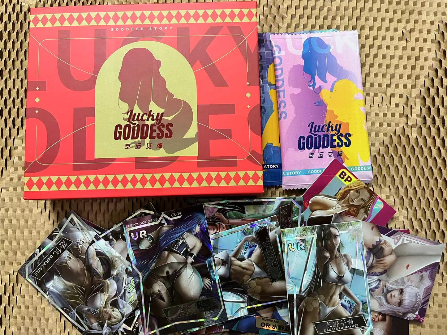 Goddess 30Pcs Story Tcg Booster Box Anime Girls Trading Cards-High-End Series (Lucky Goddess)
