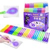 30Pcs Invisible Ink Pen, Spy Invisible Ink Pen With Uv Light, For Kids Halloween Party Favor, Christmas Gift Funny Pens For Chil
