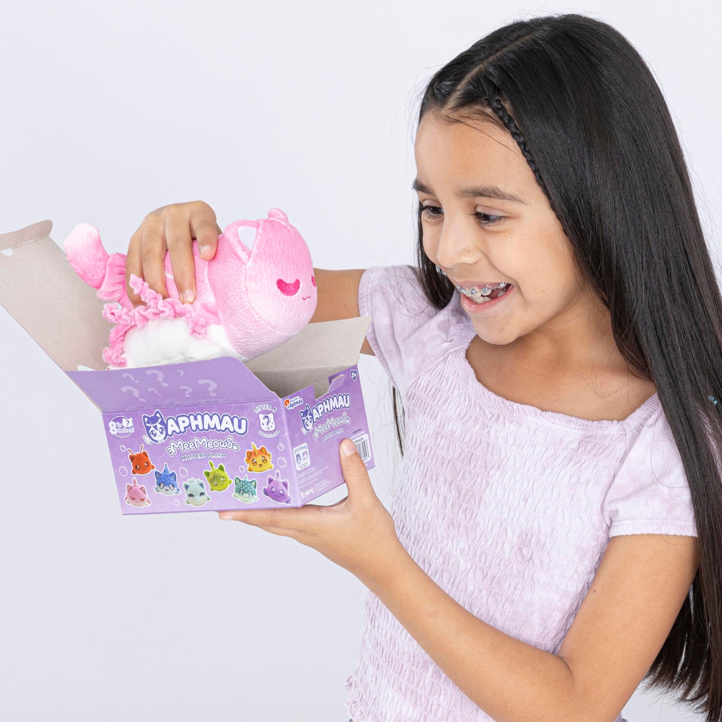 Aphmau 6” MeeMeow Mystery Plush - Series 5, Under The Sea Collectible, Multi-Color, Official YouTube Gaming Merch, Single Pack